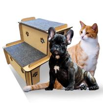 Escada Pet Cachorro Gato Coelho 02 Degraus Antiderrapante Escada Pet Cachorro Gato Coelho 02 Degraus Antiderrapante
