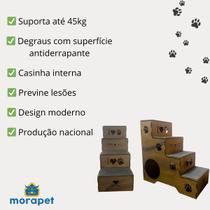 Escada Pet Morapet Dog Jump - 4 Degraus