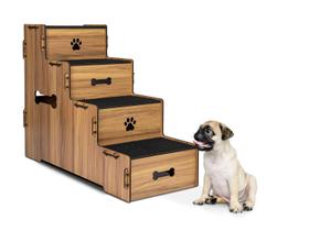 Escada Pet Para cães e gatos subir em sofa e cama com 70 Cm Altura Escada Pet Para cães e gatos subir em sofa e cama com 70 Cm Altura