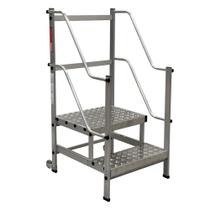 Escada plataforma em Alumínio 0,50M 01 DEGRAU PALANK PALANK500RVD ESCALEVE Escada plataforma em Alumínio 0,50M 01 DEGRAU PALANK PALANK500RVD ESCALEVE