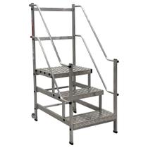 Escada plataforma em Alumínio 0,75M 02 DEGRAUS PALANK PALANK750RVD ESCALEVE Escada plataforma em Alumínio 0,75M 02 DEGRAUS PALANK PALANK750RVD ESCALEVE