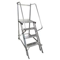 Escada Plataforma em Alumínio 1,0m com 3 degraus ESCALEVE