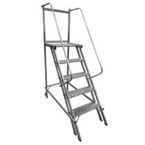 Escada Plataforma em Alumínio 1,25M 04 degraus ESCALEVE