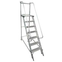 Escada Plataforma em Alumínio 1,75M 06 degraus ESCALEVE