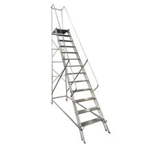 Escada Plataforma em Alumínio 3,25M 12 Degraus PLAT3250RVD ESCALEVE Escada Plataforma em Alumínio 3,25M 12 Degraus PLAT3250RVD ESCALEVE