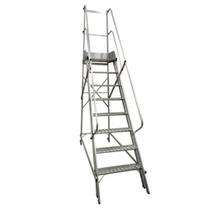Escada Plataforma em Alumínio NR12 2M 07 Degraus ESCALEVE