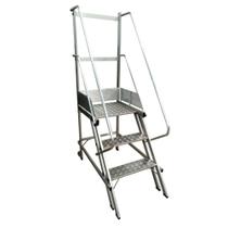 Escada plataforma em Aluminio NR12 75CM 02 DEGRAUS ESCALEVE Escada plataforma em Aluminio NR12 75CM 02 DEGRAUS ESCALEVE