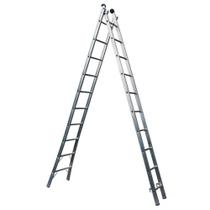 Escada Profissional Dupla 10 Degraus Alumínio Real Escadas Escada Profissional Dupla 10 Degraus Alumínio Real Escadas