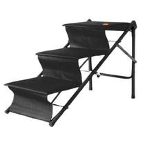 Escada rampa one 2 em 1 para pets tubline até 15 kg preto 7700n19
