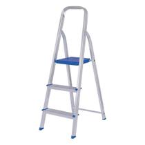Escada Residencial 3 Degraus Aluminio Alumasa