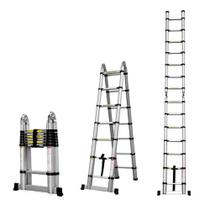Escada Telescópica Aluminio Fortt 5m 8+8 Degraus - ETA01-5m