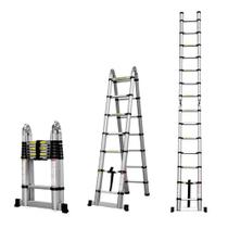 Escada Telescópica Aluminio Fortt 5m 8+8 Degraus ETA01 5m Escada Telescópica Aluminio Fortt 5m 8+8 Degraus ETA01 5m