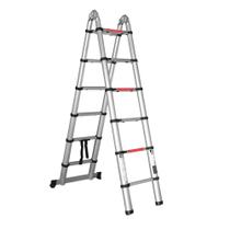 Escada Telescópica Dupla 2x6 12 Degraus 3m Worker Escada Telescópica Dupla 2x6 12 Degraus 3m Worker