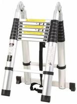 Escada Telescópica Multifuncional 16 Degraus 5M Aluminio Escada Telescópica Multifuncional 16 Degraus 5M Aluminio