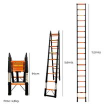 Escada Telescópica Multifuncional 18 Degraus