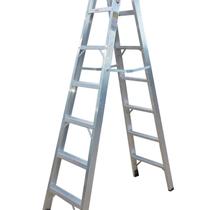 Escada Tesoura Dupla Alumínio Premium Wbertolo