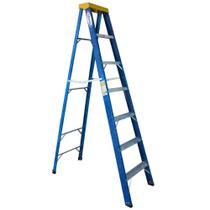 Escada Tesoura Premium em Alumínio e Fibra 7 Degraus 2,10 Metros WBertolo