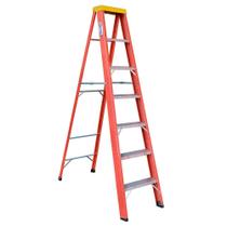Escada Tesoura Residencial em Fibra 7 Degraus 2,10 Metros
