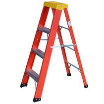 Escada Tesoura Residencial Fibra 4 Degraus 1,20m - WBertolo