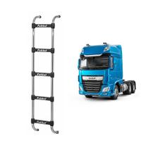 Escada Traseira DAF XF 105 Space Cab 5 Degraus Cromada Escada Traseira DAF XF 105 Space Cab 5 Degraus Cromada