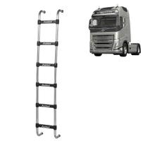 Escada Traseira para Volvo FH/NH até 2014 6 Degraus Cromada Escada Traseira para Volvo FH/NH até 2014 6 Degraus Cromada