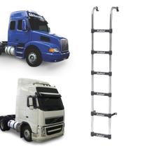 Escada Traseira para Volvo FH/NH até 2014 6 Degraus Cromada Escada Traseira para Volvo FH/NH até 2014 6 Degraus Cromada