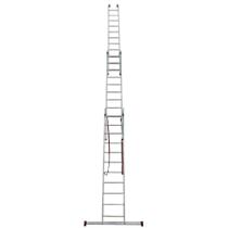 Escada Tripla Extensiva 11/3 Worker De Alumínio