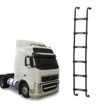 Escada Volvo Fh/Nh Globetrotter Cabine Alta Até 2014 Preto Escada Volvo Fh/Nh Globetrotter Cabine Alta Até 2014 Preto