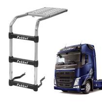 Escada Volvo Fh Tanque Arla 60 Litros Estreito Cromado Escada Volvo Fh Tanque Arla 60 Litros Estreito Cromado