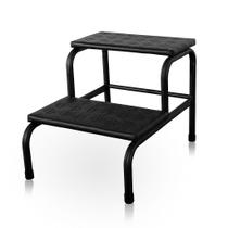 Escadinha 02 Degraus Hospitalar Maca Cama Lavanderia Cozinha Stella