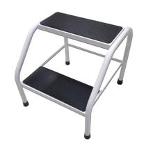 Escadinha De 2 Degraus Para Maca Anti Antiderrapante Metal Profissional Estética Doméstico Casa - MR