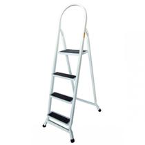 Escadinha De ferro Doméstica Em aço 4 degraus Reforçada emborrachada Utilaço