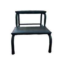 Escadinha Escadinha 2 Degraus Multiuso Maca Piso Antiderrapante Estética Tatuagem Depilação Aço