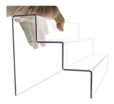 Escadinha Expositora Acrílico Para Funko Pop 33x5x5 3degraus Escadinha Expositora Acrílico Para Funko Pop 33x5x5 3degraus