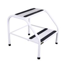 Escadinha para Maca Estética 2 Degraus Metálica Branca