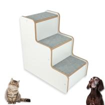Escadinha Pet em MDF Laminado 15mm Para Subir Na Cama Sofá Escadinha Pet em MDF Laminado 15mm Para Subir Na Cama Sofá