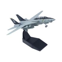 Escala 1/100 F-14 Tomcat Fighte Avião Modelo fundido para presente básico Escala 1/100 F-14 Tomcat Fighte Avião Modelo fundido para presente básico