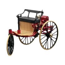 Escala 1:12 1886 Benz Patent Motor Triciclo Liga Diecast Metal Retro Clássico Modelo De Carro