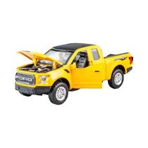 Escala 1:32 Ford Raptor F150 Pickup Diecast Metal Alloy Model Car Com Luz Sonora Puxar Para Trás