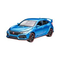 Escala 1:32 HONDA CIVIC TYPE-R Diecast Car Model Toy Com Som E Luz Para Crianças Presente De Natal