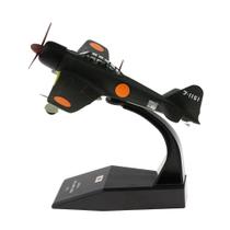 Escala 1:72 Mitsubishi A6M3 Zero Segunda Guerra Mundial Diecast Modelo De Aeronave Militar Presente