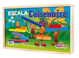 Escala Cuisenaire 294 peças - em madeira - Cia Brink