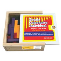 Escala Cuisenaire Individual Aluno 62 Peças Carimbras