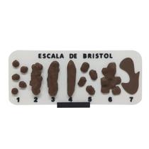 Escala De Bristol Com Suporte Tabela Fezes Cocô 3D Números Escala De Bristol Com Suporte Tabela Fezes Cocô 3D Números