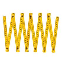 Escala Métrica De Nylon Amarelo Régua 2 Metros Profissional