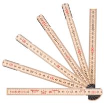 Escala Métrica Dobrável de Madeira 2mX17,3mm com 10 Dobras MAD-59210 - Hultafors - 3860592100