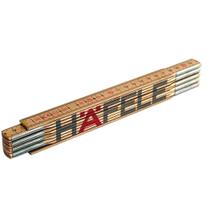 Escala Métrica Dobrável (Metro) de Madeira 2m Amarelo Hafele