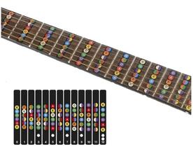 Escala Musical Adesiva Colorida Para Violão e Guitarra ESM-01 - Spring