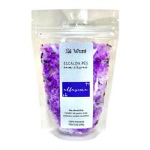 Escalda Pés ALFAZEMA 200g - Promove relaxamento e sono.