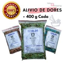 Escalda pés Kit Econômico - 1,2 kg - Relaxamento para os pés - Efatá